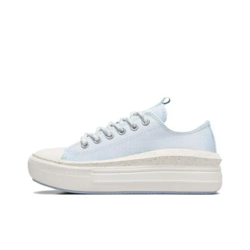 Converse Chuck Taylor All Star Low Top Синие Белые Женские Кеды
