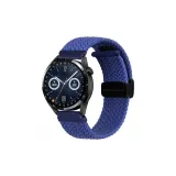 Синий с магнитным черным ремешком.