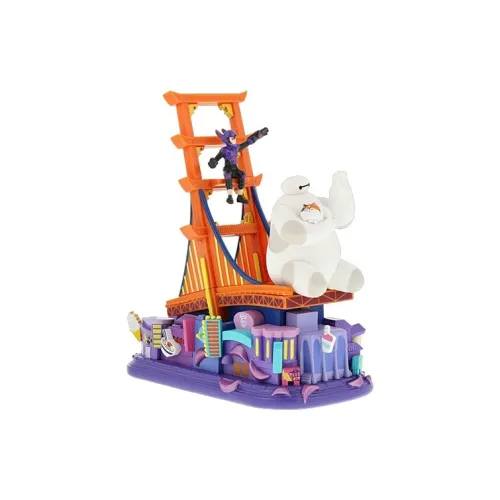 Disney Цветочный дизайн Truck Parade Baymax The Superhero Готовые модели