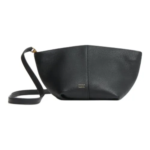 MANSUR GAVRIEL Телячья кожа Сумка через плечо Женская Черная