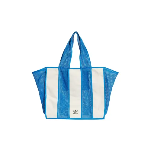 Adidas Originals Полиэстер Тоут Сумка Сумка для покупок Сумка на плечо Сумка Extra Large Унисекс Синий и Экрю
