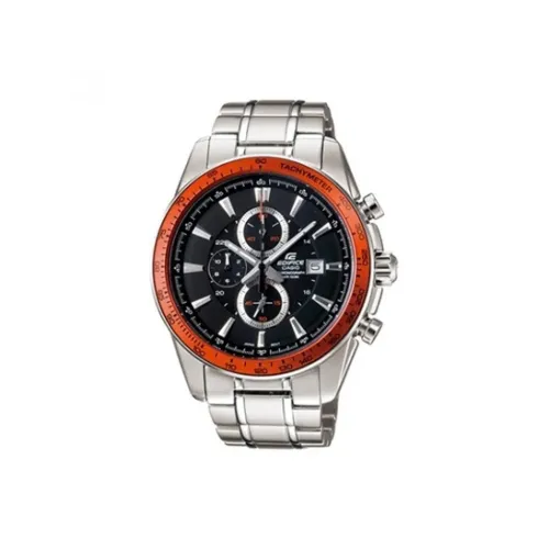 CASIO EDIFICE Collection Кварцевый механизм Часы Мужские Черный циферблат