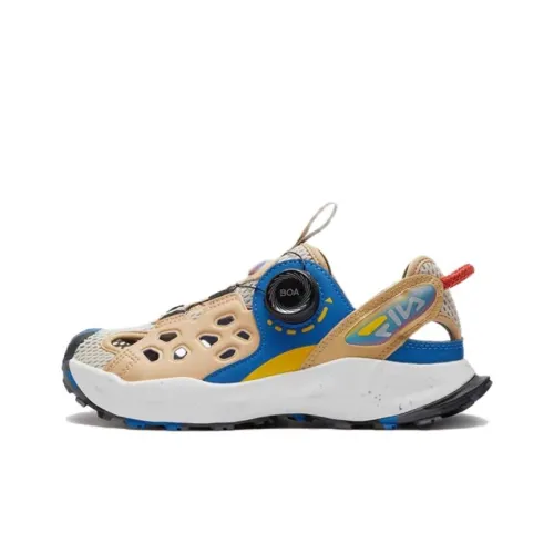 FILA KIDS Противоскользящие Износостойкие Дышащие Детские Сандалии Коричневые Подростки