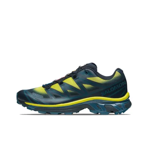 SALOMON XT 6 Low Top Trail Беговые кроссовки Унисекс Синий Желтый
