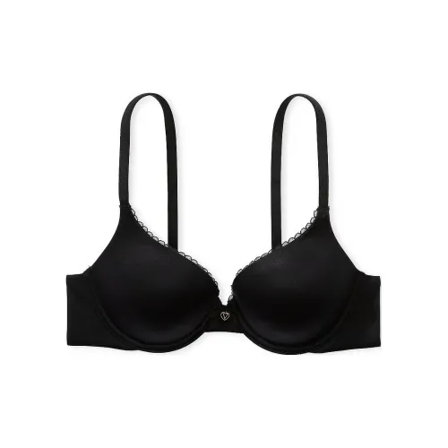 Victoria's Secret Центральная часть By Victoria 7449 Comfort Форма Perfect Форма PUSH Вверх Гладкий Бюстгальтер Женские Черный