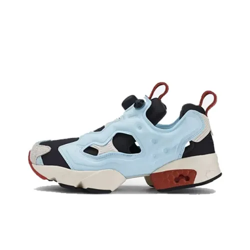 Reebok совместный бренд Instapump Fury Амортизация Износостойкий Низкий Топ Беговые кроссовки Унисекс Синий