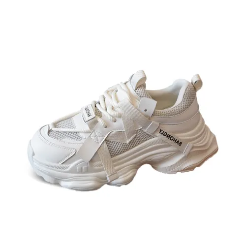 Pak Channy Дышащие Кроссовки с Низким Верхом и Толстой Подошвой для Увеличения Высоты Женские