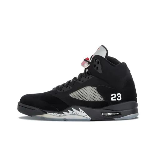 Jordan Air Jordan 5 Retro Черный Металлик Высокий Топ Винтажные Баскетбольные Кроссовки Мужские Черные Выпуск 2011 года