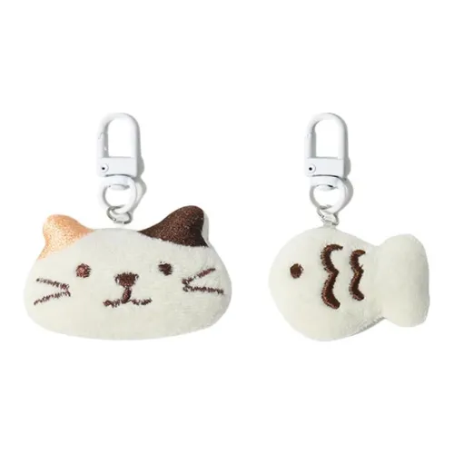 A Little Tide To Play Мини Три Волосатые Котенок и Little Белая Рыбка Кукла Плюшевая Подвеска 5 см Рекомендуемый рост