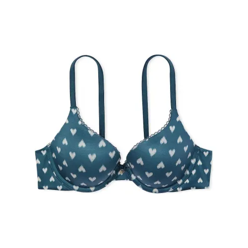 Victoria's Secret Центральная часть By Victoria 7449 Comfort Форма Perfect Форма PUSH Вверх Гладкий Бюстгальтер Женские Синий