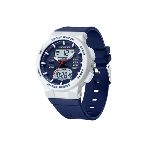 Rlychee Ночной свет Будильник Многофункциональный Студенческие Наручные часы Электронный механизм TPU Ремешок Часы