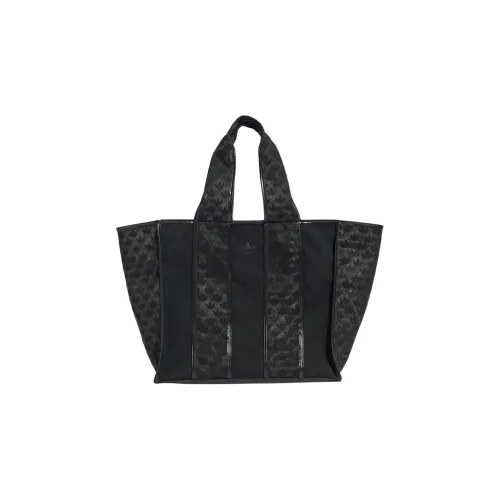 Adidas Originals Полиуретан Тоут Сумка Сумка для покупок Сумка на плечо Сумка обычная Женская Черная