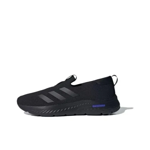 Adidas Cloudfoam Slip-Resistant Coated Low-Top Casual Shoes Men's Black Adidas Cloudfoam Slip-Resistant Coated Низкие повседневные кроссовки для мужчин черные