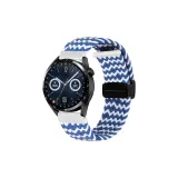 Волна Узор Синий с Магнитным Черным Застежкой.