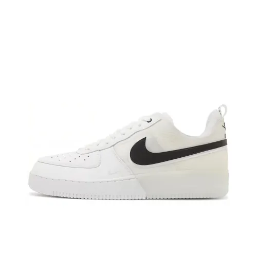 Nike Air Force 1 React Slip-Resistant Low Top Скейтборд Кроссовки Unisex Белый