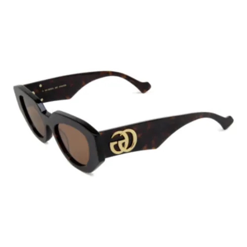 GUCCI Ацетат Кошачий глаз Солнцезащитные очки Женские Черепаховый