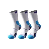 Белый, фиолетовый, 3 упаковки.