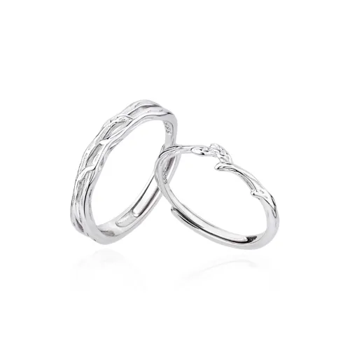 HOLLY RYAN Ins Регулируемое отверстие Стиль Мори Сладкий стиль Переплетенная ветка Кольцо Коммутирование Универсальный Унисекс