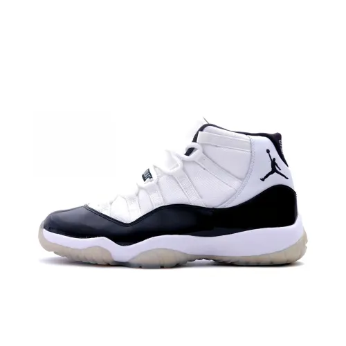 Jordan Air Jordan 11 Retro Concord MID Топ Винтажные баскетбольные кроссовки Мужской Белый Синий Черный Выпуск 2000 года