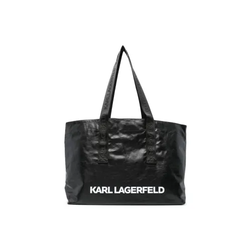 KARL LAGERFELD Хлопок и холст Сумка через плечо Женская Черная