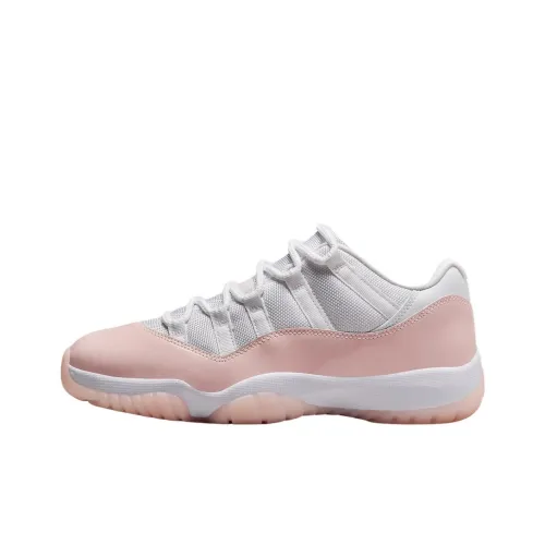 Jordan Air Jordan 11 Винтажные баскетбольные кроссовки Low Топ Розовый Женские