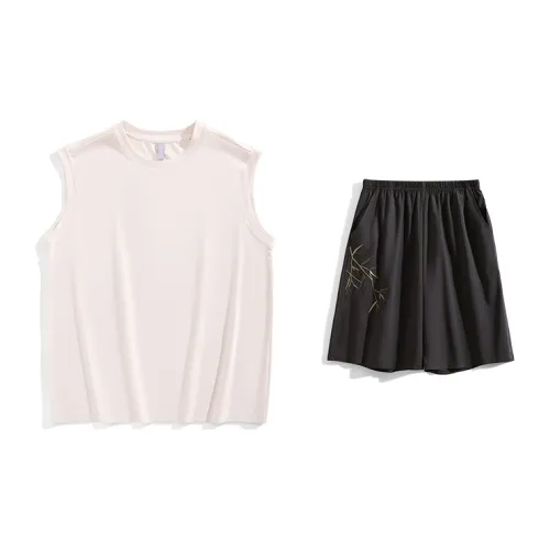 Fadaiqi Пижамный комплект Мужской Бежевый Абрикос