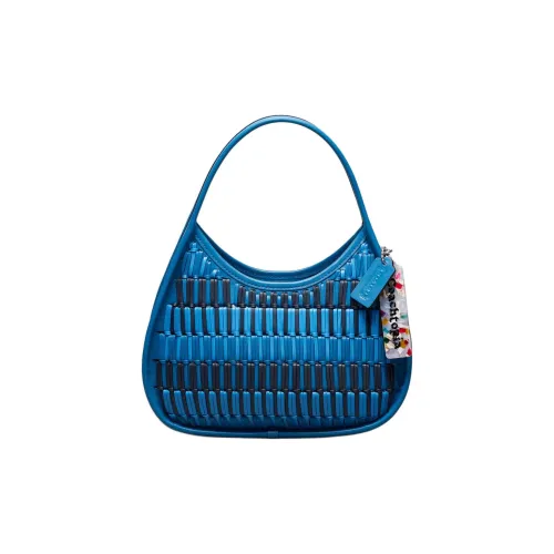 Coachtopia Ergo Кожа Плечо Сумка Сумка Сумка через плечо Унисекс Синий