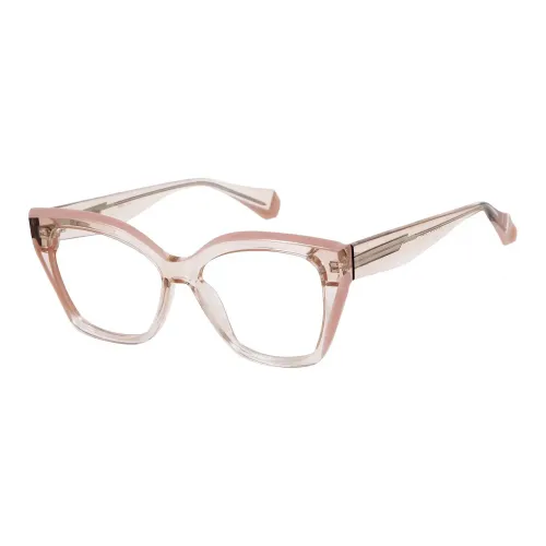 PRADA Ацетатные оправы для очков "Кошачий глаз" Женские Розовые