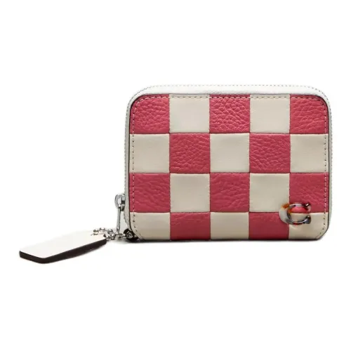 Coachtopia Upcrafted™ Кожа Кошелек Мини Женский Розовый Мел Белый