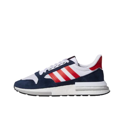 Adidas Originals ZX 500 Амортизаторы Slip-resistant Низкий Топ Casual Мужской Синий Красный Белый