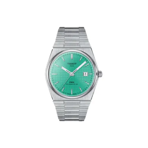 TISSOT Автоматический Механический Механизм Мужские Часы 39,5мм*40мм*10,9мм Зеленый