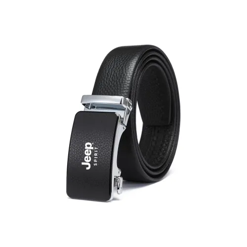 JEEP SPIRIT Юность Модный Luxe Элегантный Fashion Business Автоматическая застежка Ремни из натуральной кожи Мужской Ширина 3,5 см