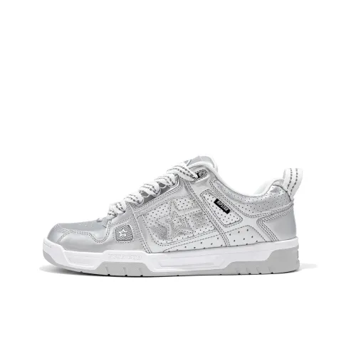 RIPSTAR SKBD Pro Скейтборд Кроссовки Низкие Galaxy Silver Унисекс