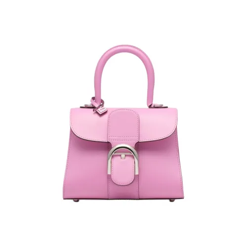 Delvau Brillant Телячья кожа Сумка через плечо Сумка Мини Женская Орхидея Розовый