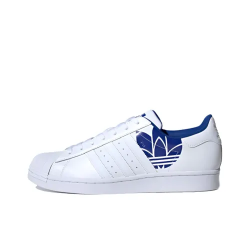 Adidas Originals Superstar Series Устойчивые к истиранию низкие скейтборд-кроссовки унисекс белые