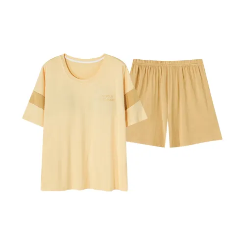 Follow the United States Пижамный комплект Женский Светло-желтый