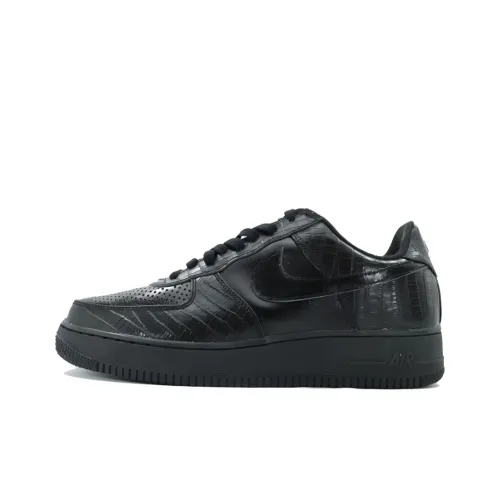 Nike Air Force 1 Slip Resistant Abrasion Resistant Low Топ Повседневная обувь Унисекс Черный
