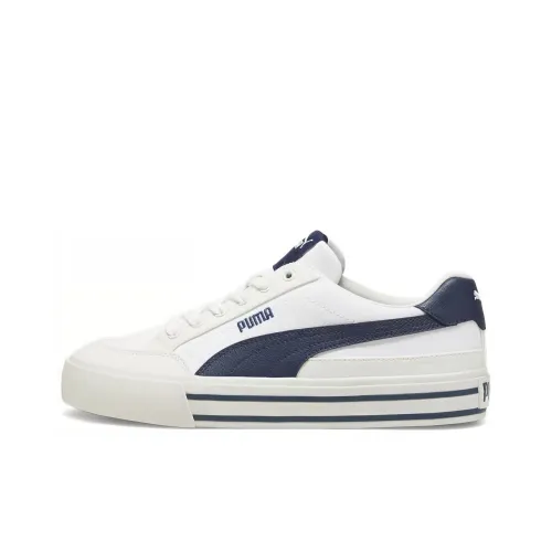PUMA Court Classic Collection Низкие Кроссовки для скейтбординга Унисекс Белый Синий