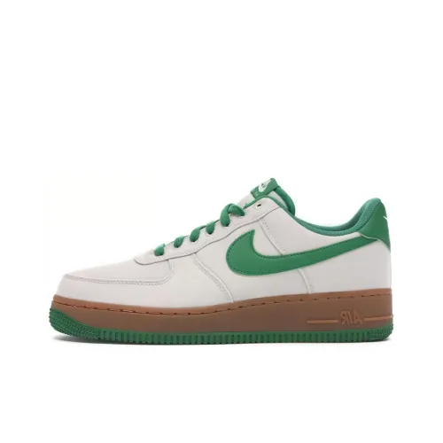 Nike Air Force 1 '07 TXT Slip Resistant Abrasion Resistant Низкие Скейтбординг Кроссовки Унисекс Белый Зеленый