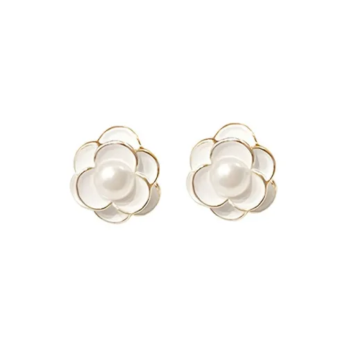 C C Alloy Stud Earrings Women's