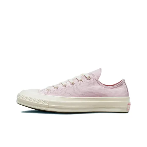 Конверс 1970s Chuck Taylor All Star Satin Low Top Canvas Shoes Women's Pink