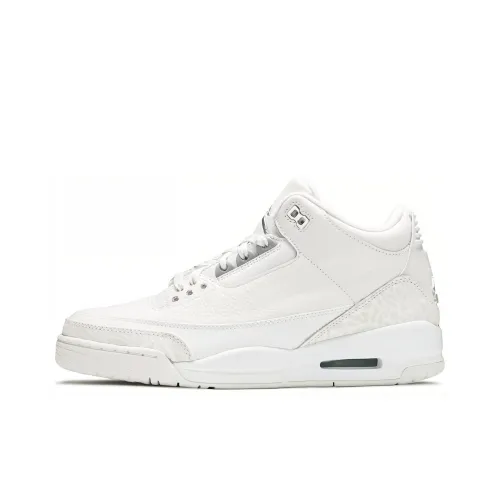 Jordan Air Jordan 3 Retro PURE Money MID Топ Винтажные баскетбольные кроссовки Мужской Белый цвет цемента