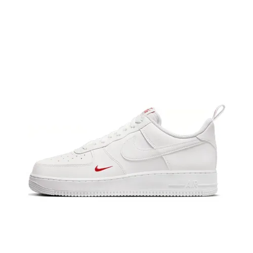 Nike Air FORCE 1 '07 Low Топ Скейтборд Кроссовки Мужские Белый Красный