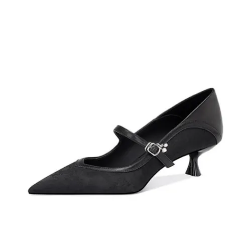 JESSICA SOPHIA Грубый каблук Туфли Мэри Джейн Женские