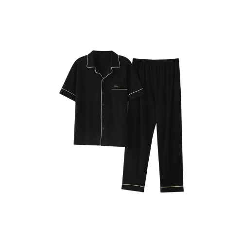 Mulong Family Пижамный комплект Мужской Черный