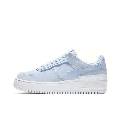 Nike Air Force 1 Shadow Покрытие Устойчивое к истиранию Низкий Топ Скейтбординг Кроссовки Женские Синие Белые