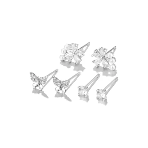 Clect Copper Stud Earrings Women's Clect Медные серьги-гвоздики женские