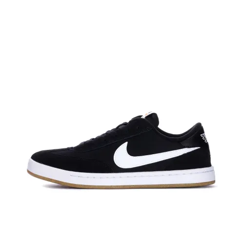 Nike SB FC Standard Slip-on Устойчивый к истиранию Низкий Топ Скейтборд Кроссовки Мужские Черный Белый