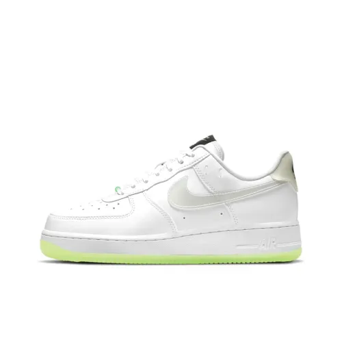 Nike Air FORCE 1 Have A Nike Day Low Топ Кроссовки для скейтбординга Женские Белый Зеленый
