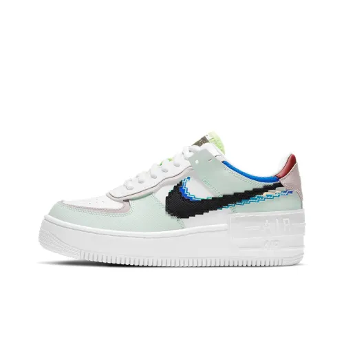 Nike AF1 Shadow SE Low Топ Скейтборд Кроссовки Женские Белый Зеленый Розовый